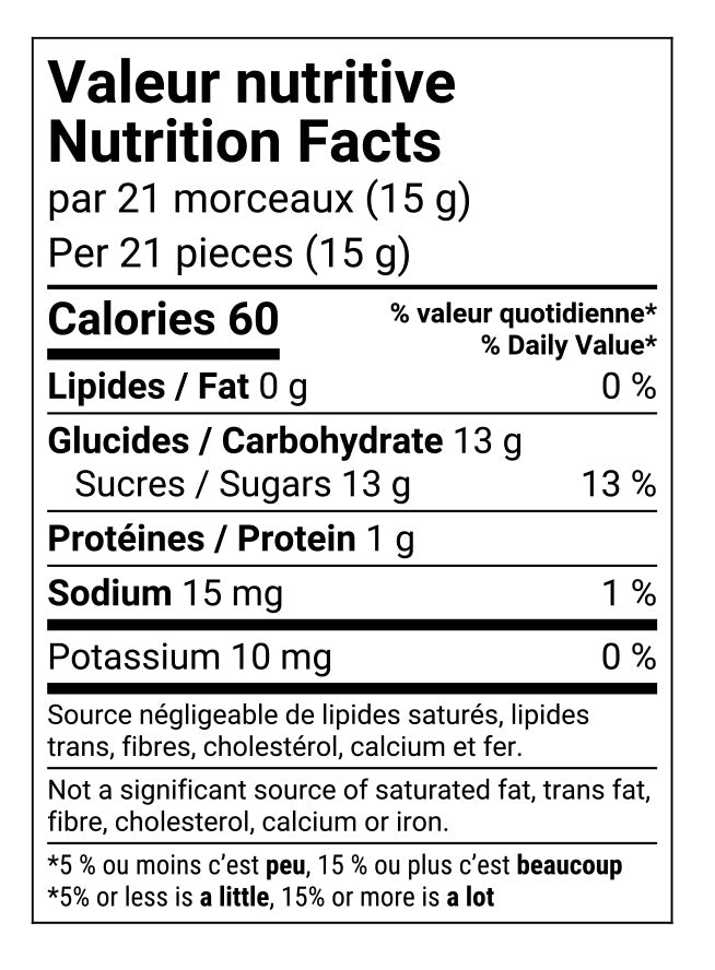 Assortiment de Meringues Erable et Mélilot